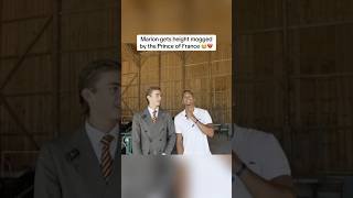 Marlon and The Prince compare height’s😭 #marlon #mar3lg #twitchclips #shorts
