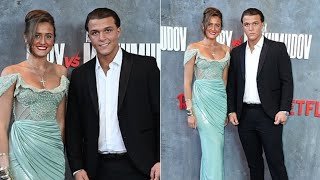 Venezuela Fury makes her first public appearance with fiancé Noah Price at Tyson's fight