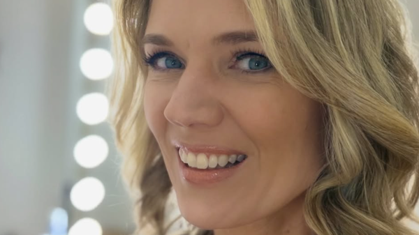 Charlotte Hawkins’ flattering GMB dress is perfect for in-between weather days