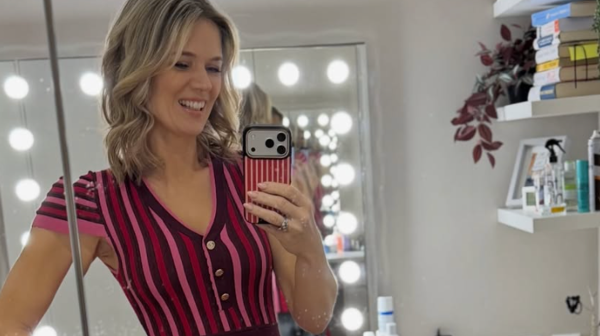 Charlotte Hawkins’ GMB striped dress is perfect for spring’s in-between weather