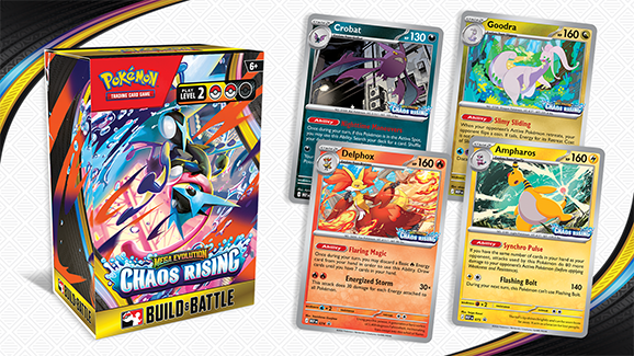 Get a Pokémon’TCG: Mega Evolution—Chaos Rising Build & Battle Box Early
