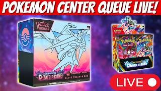 Pokemon Center Queue LIVE! Chaos Rising?!