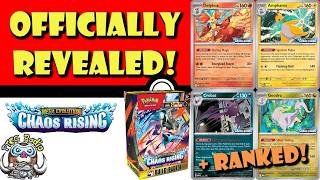Chaos Rising PreRelease Promos Officially Revealed (and Ranked!)! All Stage 2s! (Pokémon TCG News)