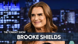 Brooke Shields Thought She Died After Waking Up Next to Bradley Cooper in Ambulance | Tonight Show