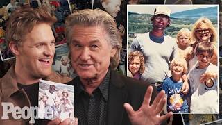 Kurt Russell & His Son Wyatt React to Family Photos with Goldie Hawn & Kate Hudson | PEOPLE