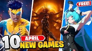 10 New Games April 2026 (3 FREE GAMES)