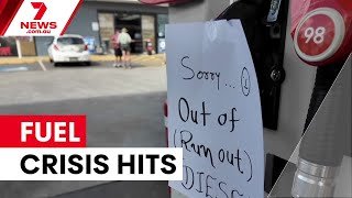 Sydney petrol stations run dry amid fuel crisis | 7NEWS