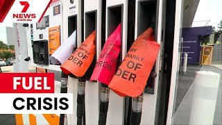 Fuel crisis hits home: Victorian petrol stations run dry | 7NEWS