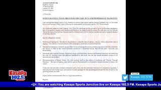 Arsenal fan in Uganda has threatened to take legal action against Arsenal following their 2–1 loss