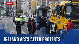Irish government announces measures to ease fuel crisis after days of protests