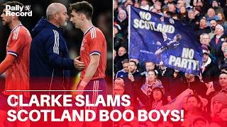 Steve Clarke slams Tartan Army BOO BOYS amid Scotland defeat anger