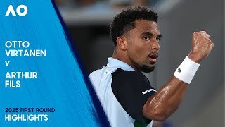Otto Virtanen v Arthur Fils Highlights | Australian Open 2025 First Round
