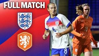 LIVE MATCH | England v Netherlands | U23 Women | European Competition Semi-final