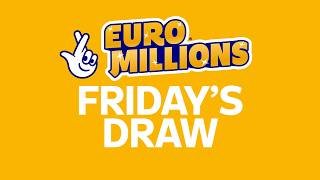 The National Lottery EuroMillions draw results from Friday 03 April 2026