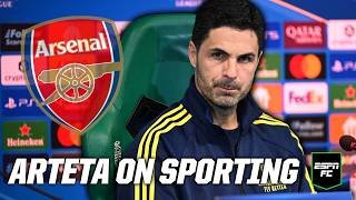 🔴 LIVE: Mikel Arteta on Arsenal vs. Sporting in the Champions League & more! | ESPN FC