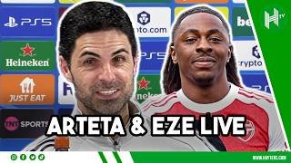 LIVE | Arteta and Eze | Arsenal v Sporting | Champions League