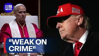 Trump's rant against Pope Leo | 9 News Australia