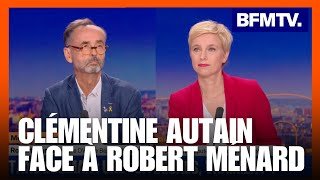 🟠 CLÉMENTINE AUTAIN FACE À ROBERT MÉNARD