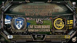 Sarpsborg 08 vs Bodo Glimt | Watchalong & Live Score | Norwegian Eliteserien