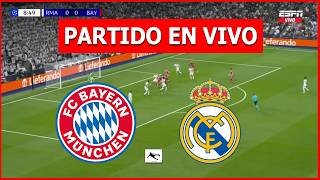 ✅ BAYERN MUNICH vs REAL MADRID EN VIVO 🏆 JUEGA MBAPPE CHAMPIONS LEAGUE
