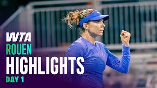 Day 1 in Rouen featuring Boulter, Li, and more | WTA Match Highlights