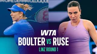 Katie Boulter vs. Elena-Gabriela Ruse | 2026 Linz Round 1 | WTA Match Highlights