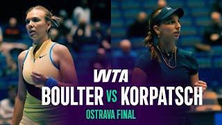 Katie Boulter vs. Tamara Korpatsch | 2026 Ostrava Final | WTA Match Highlights
