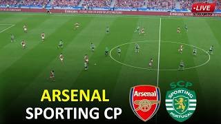 🔴Arsenal vs Sporting Live I UEFA Champions League 2026 Full Match Streaming I Video Game Simulation