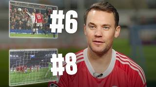 GOATKEEPER Manuel Neuer ranks his Top 10 Champions League saves 🧤🐐✨