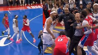 Andre Drummond squares up to Wendell Carter Jr then Jalen Suggs gets involved and ejected