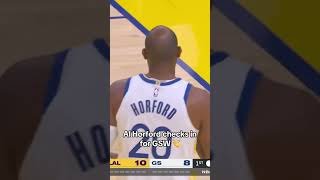 Al Horford got a standing ovation for his first game in the Bay 🔥