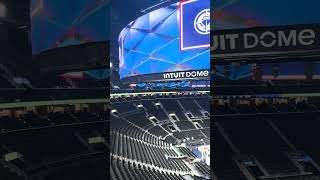 First LA Clippers Preseason Game at Intuit Dome 💙❤️